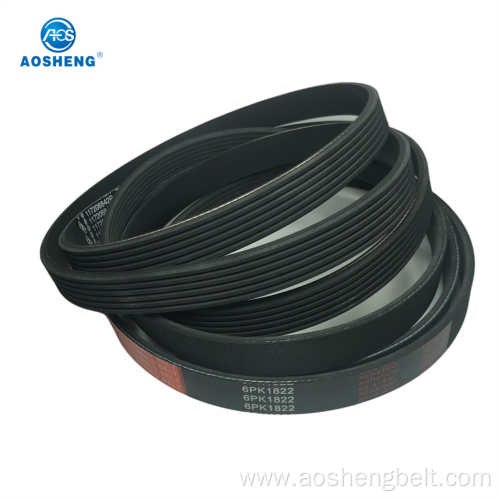 Poly v ribbed belt/courroie/rubber transmission belt